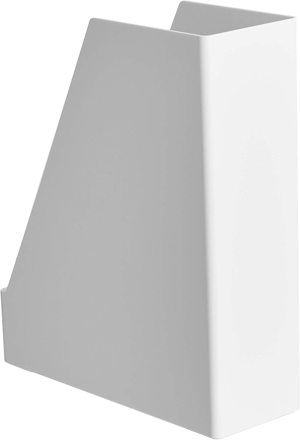Basics Plastic Desk Organizer - Magazine Rack, White, 2-Pack - Image 3